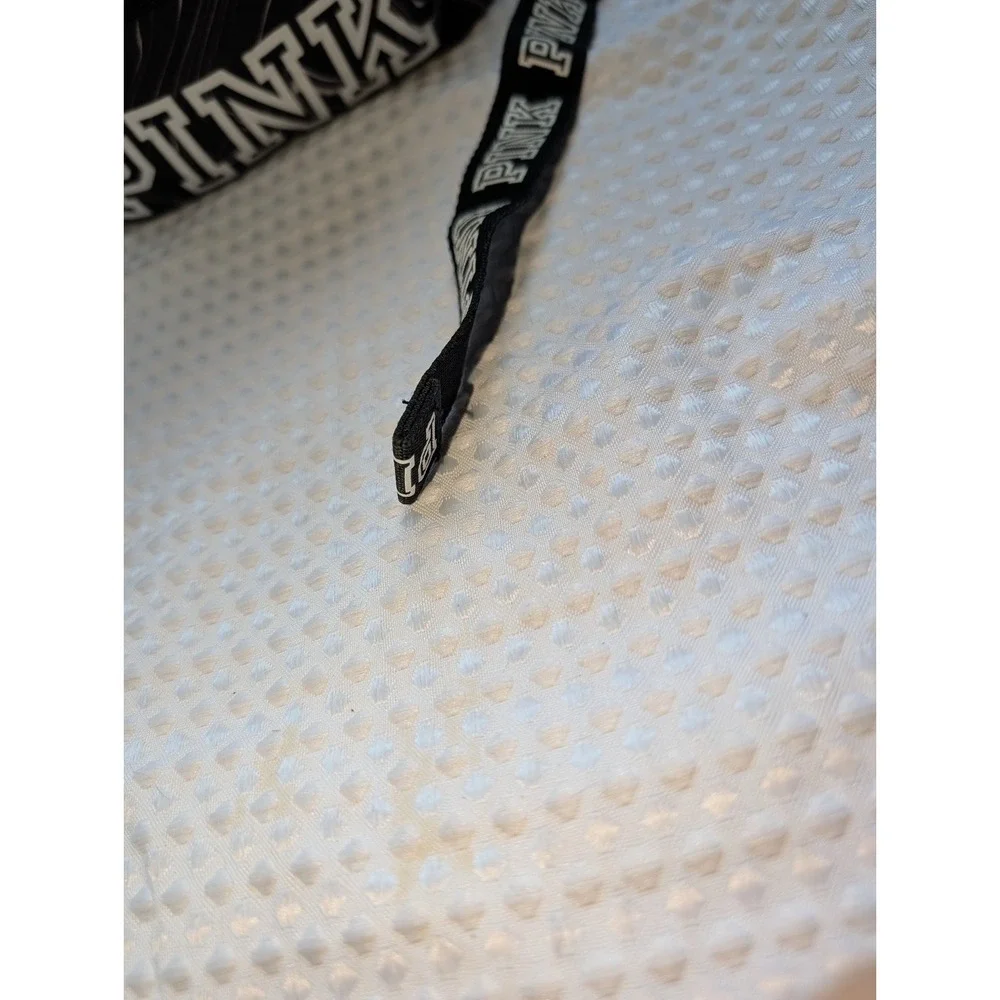 Pink Campus Backpack Victoria's Secret Black & White Marbled Logo Travel Bag 15